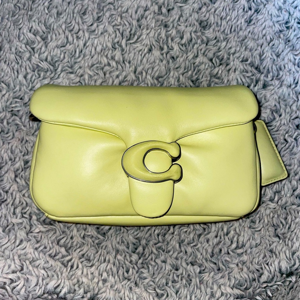 Coach pillow tabby 18-lime